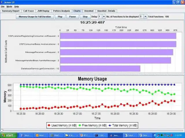 Télécharger l'outil Web ou l'application Web Jensor Java Profiler