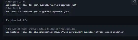 Download web tool or web app Jest Puppeteer