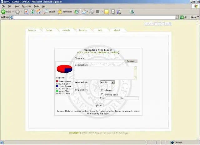 Descărcați instrumentul web sau aplicația web JET Virtual Library