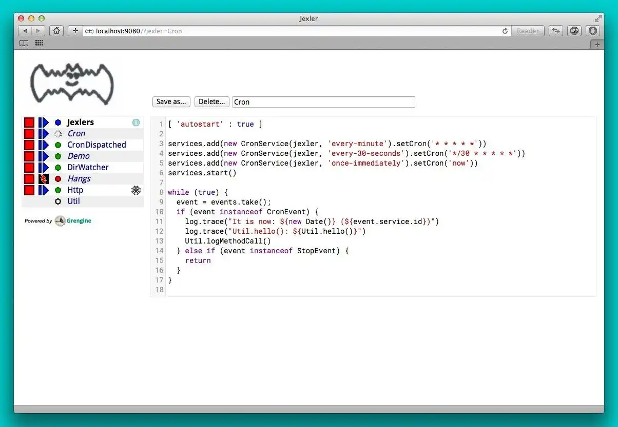 Download webtool of webapp jexler