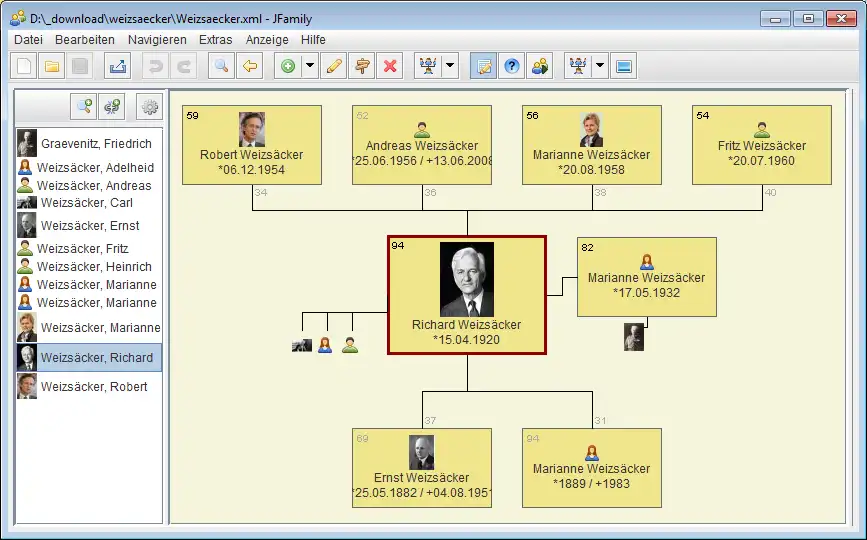 Descargue la herramienta web o la aplicación web JFamily