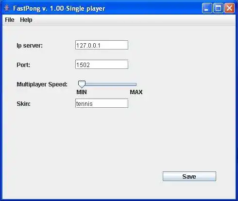 Download web tool or web app JFastPong to run in Linux online