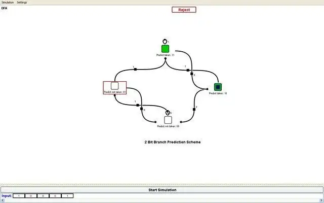 دانلود ابزار وب یا برنامه وب jFAST - Finite Automata Simulator