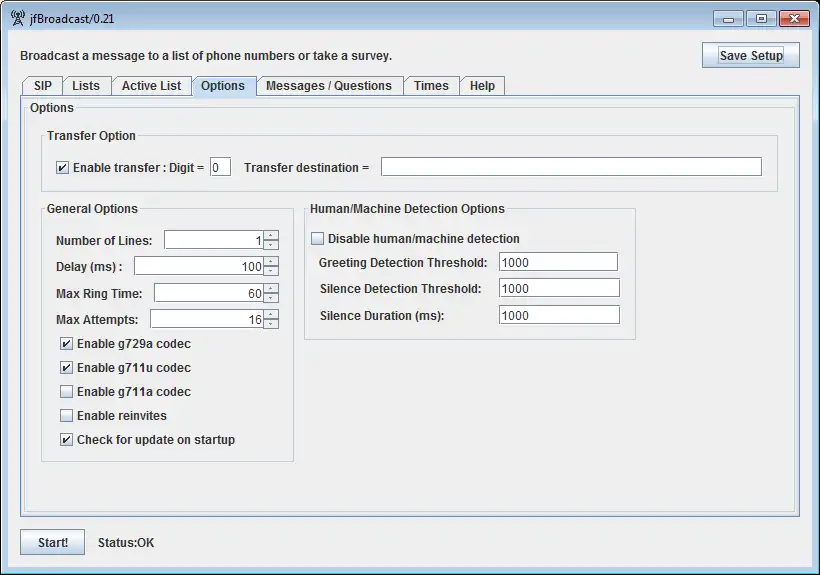 Download web tool or web app jfBroadcast
