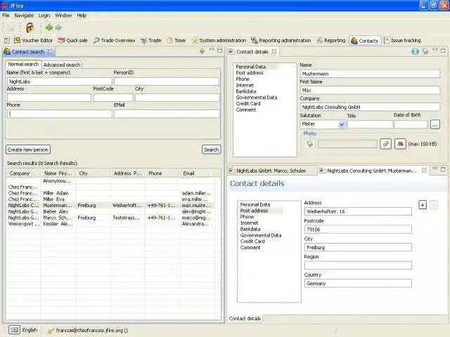 Download web tool or web app JFire - Free ERP  Trading Platform