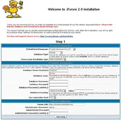 Download web tool or web app JForum