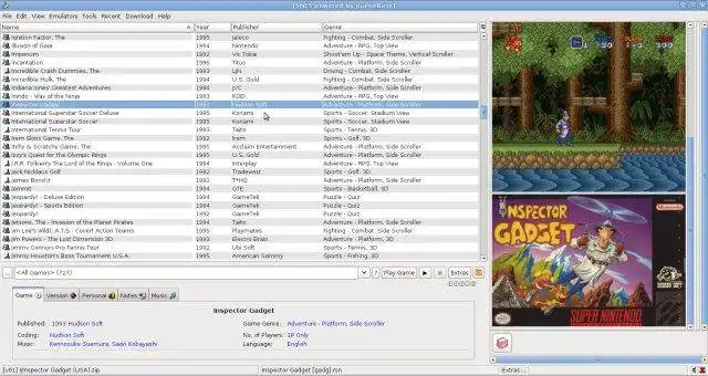 Download web tool or web app jGameBase - Universal Emulator Frontend to run in Linux online