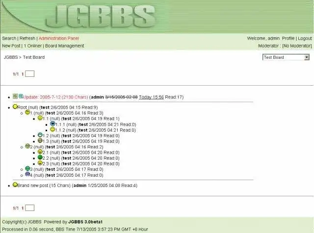 Download web tool or web app JGBBS