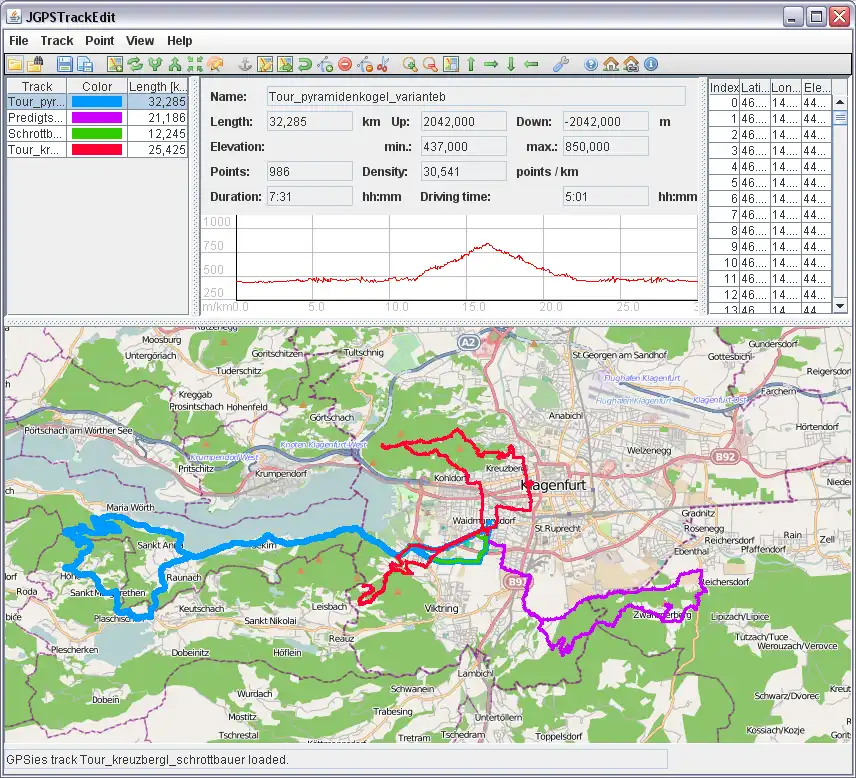 Download web tool or web app JGPSTrackEdit