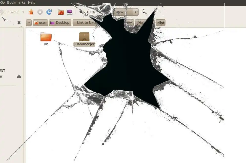 Unduh alat web atau aplikasi web JHammer untuk dijalankan di Linux online