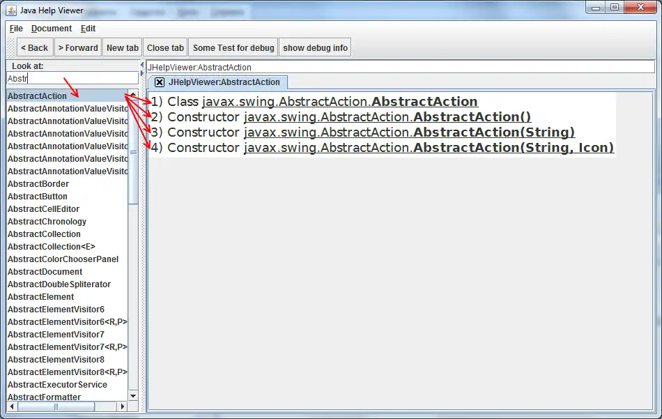 Download web tool or web app JHelpViewer