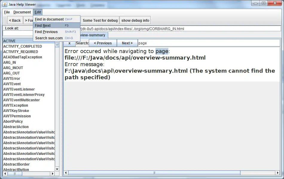 Download web tool or web app JHelpViewer