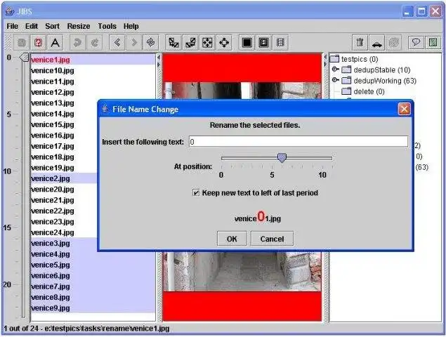 Muat turun alat web atau aplikasi web JIBS - Pemapar Imej untuk Isih