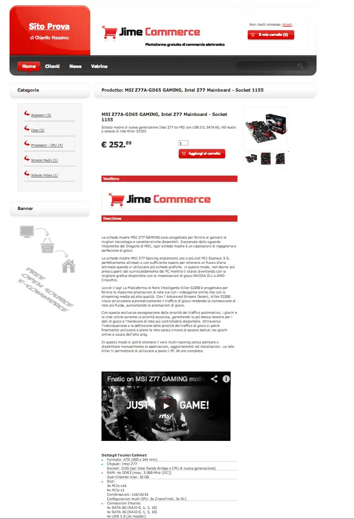 Download web tool or web app Jime-Commerce