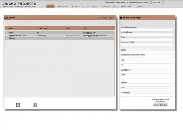 Mag-download ng web tool o web app Jingho project management