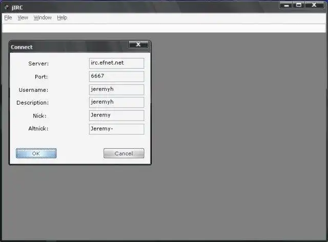 Mag-download ng web tool o web app na jIRC Client