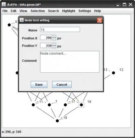 Download web tool or web app JLatVis to run in Windows online over Linux online