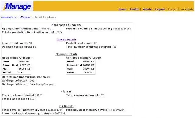 Download web tool or web app jManage