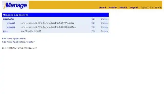 Download web tool or web app jManage