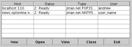 Download web tool or web app jman - Java Mail And News