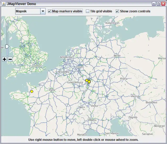 Download web tool or web app JMapViewer to run in Windows online over Linux online