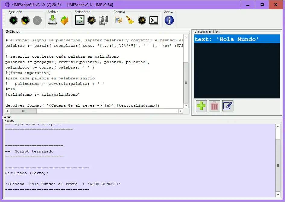 ابزار وب یا برنامه وب JMEScriptGUI را دانلود کنید