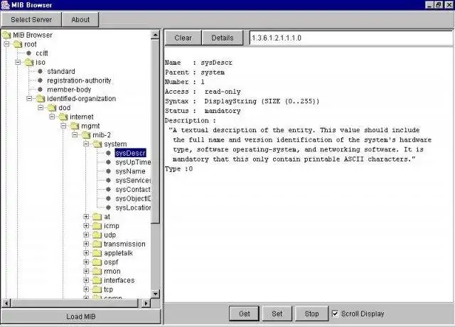 Download web tool or web app JMibBrowser
