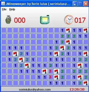 Linux'ta çevrimiçi çalıştırmak için web aracını veya web uygulamasını JMinesweeper'ı indirin