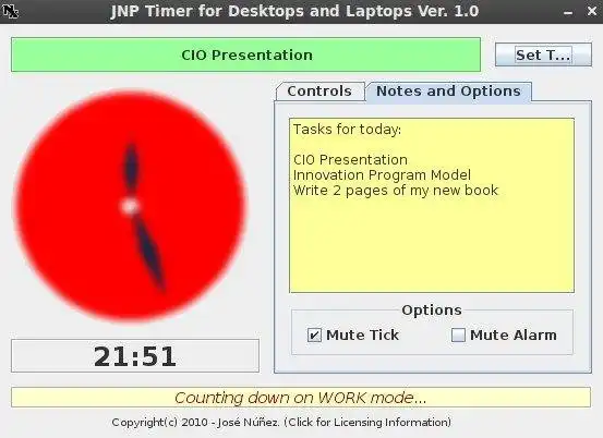 Download webtool of webapp JNP Timer voor desktops en laptops