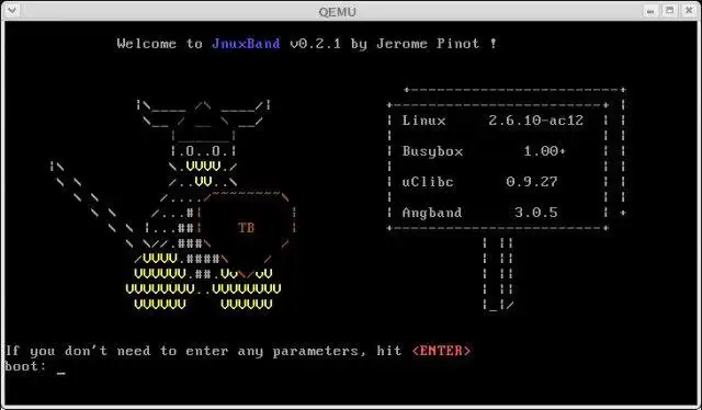 Download web tool or web app JnuxBand to run in Windows online over Linux online