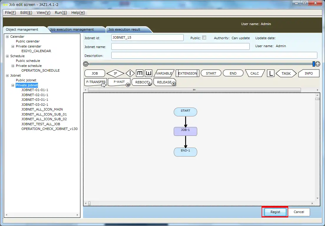 Download de webtool of webapp Job Arranger voor Zabbix