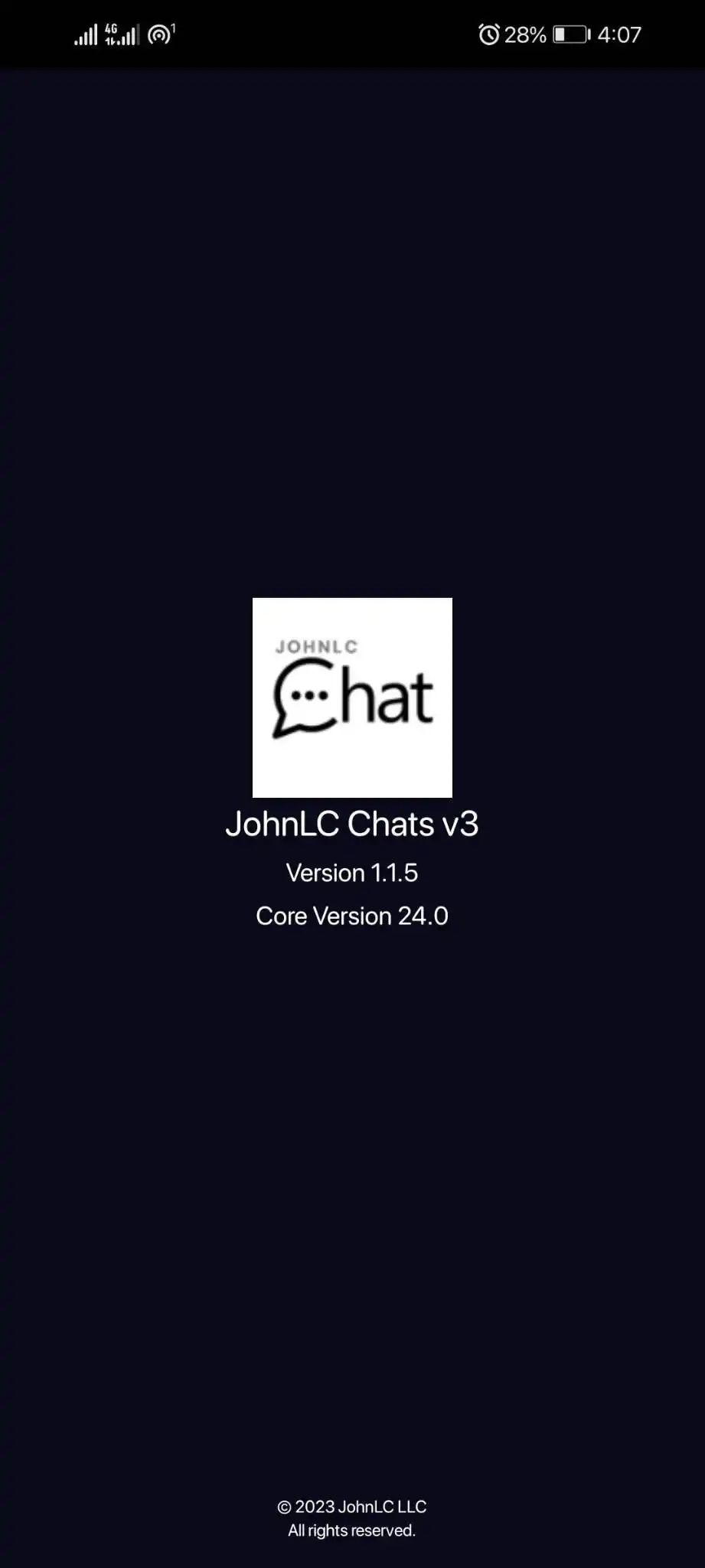 Загрузите веб-инструмент или веб-приложение JohnLC Chats v3
