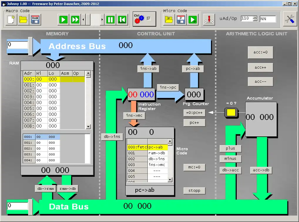 Download web tool or web app Johnny Simulator