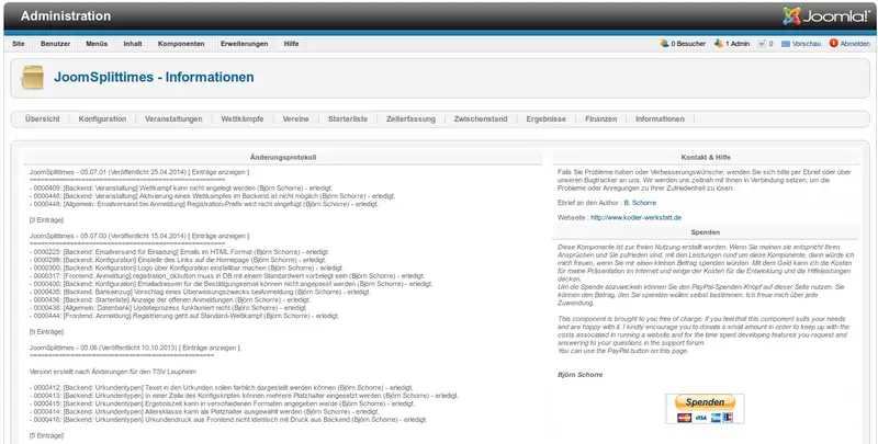 Download web tool or web app JoomSplittimes to run in Linux online