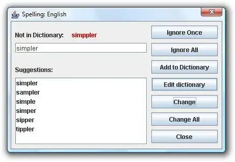 Загрузите веб-инструмент или веб-приложение JOrtho - Java Orthography Checker