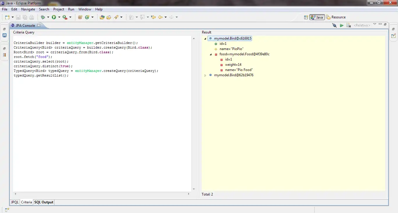 Download web tool or web app JPA Console