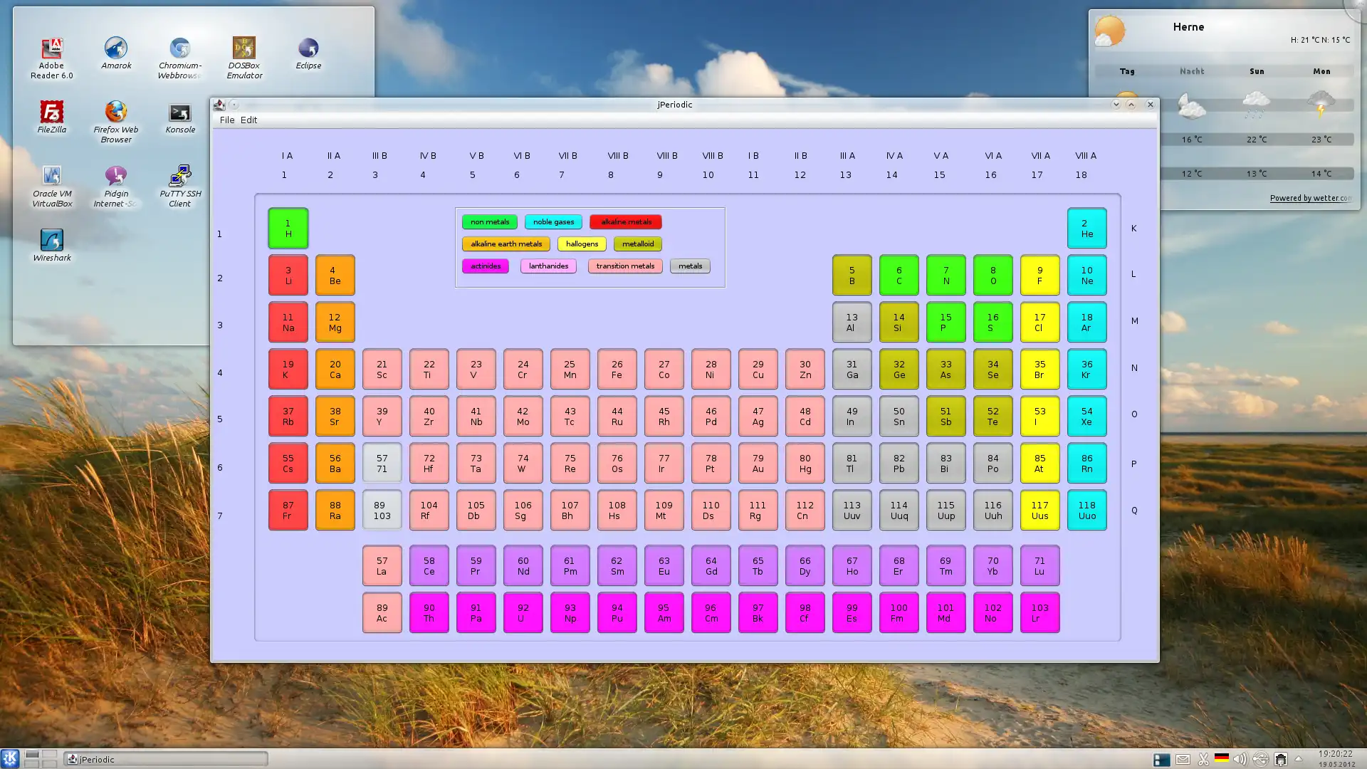 Download web tool or web app jPeriodic to run in Windows online over Linux online