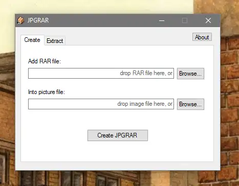 Download web tool or web app JPGRAR Create/Extract