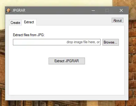 Download web tool or web app JPGRAR Create/Extract
