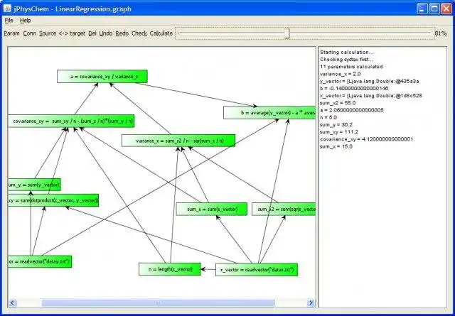 Descargue la herramienta web o la aplicación web, la herramienta de modelado JPhysChem para ejecutar en Linux en línea