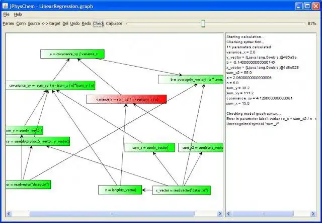 Descargue la herramienta web o la aplicación web, la herramienta de modelado JPhysChem para ejecutar en Linux en línea