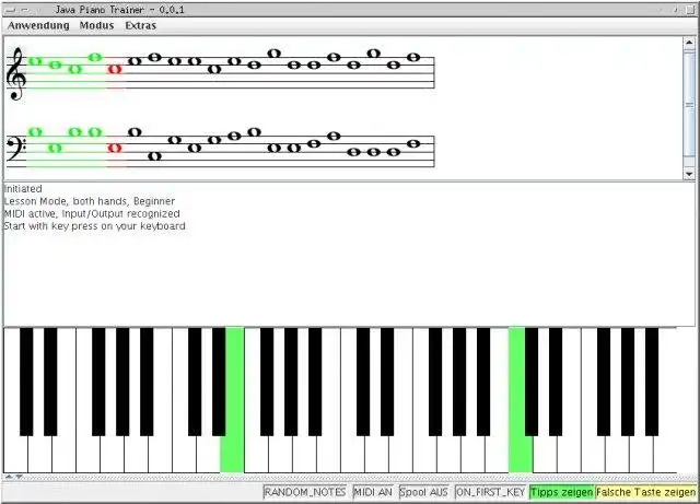 Download webtool of webapp JPianoTrain