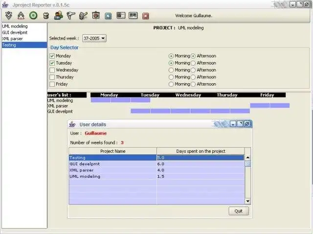 Download webtool of webapp JprojectReporter