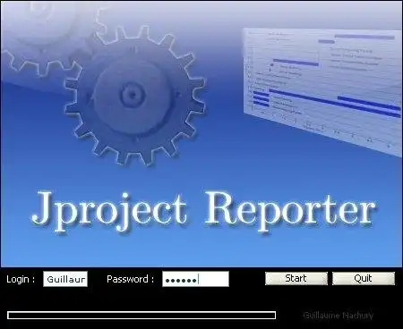 Scarica lo strumento web o l'app web JprojectReporter