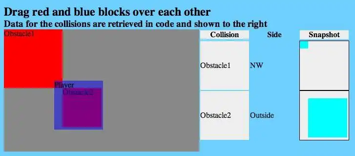 ابزار وب یا برنامه وب JQuery Collision را دانلود کنید