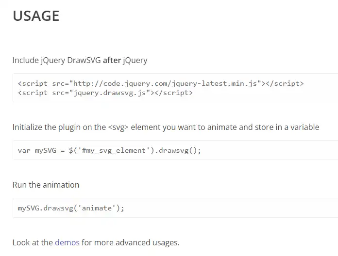 Téléchargez l'outil Web ou l'application Web jQuery DrawSVG