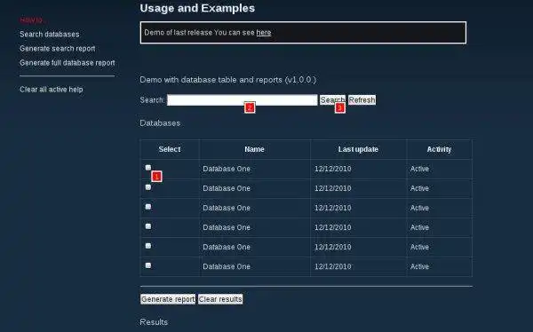 Download web tool or web app Jquery: Embedded help system