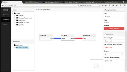 Download web tool or web app jquery.flowchart