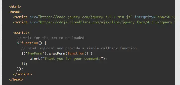 Web ツールまたは Web アプリの jQuery フォームをダウンロード