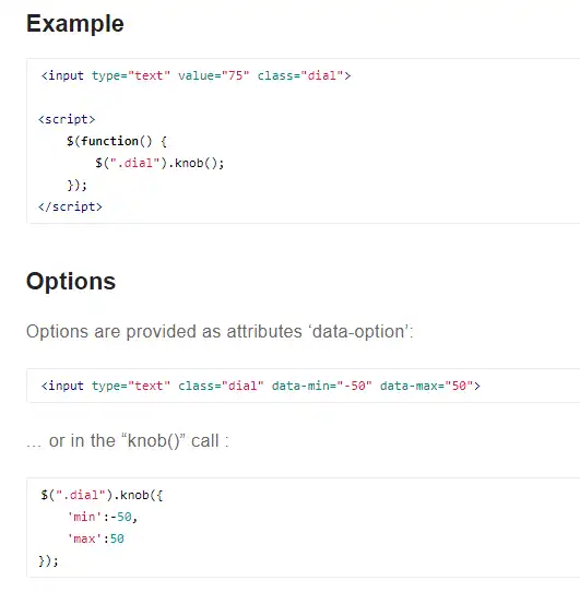 Baixe a ferramenta da web ou o aplicativo da web jQuery Knob